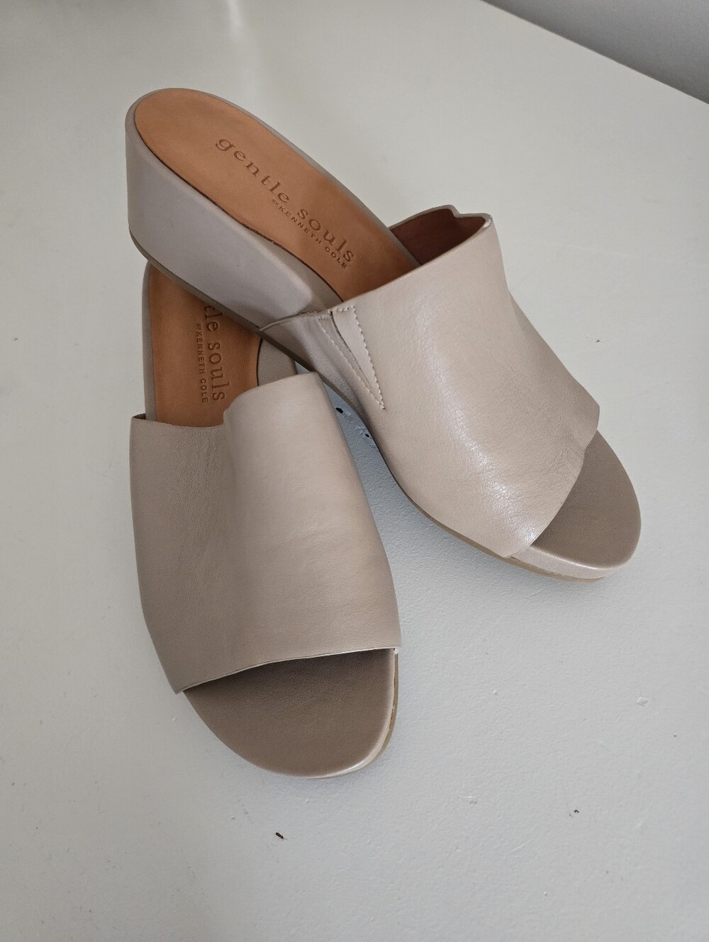Gentle Souls Gisele Wedge Slide Sandal Size 8.5